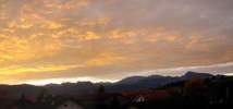 Foto: goldener Morgenhimmel