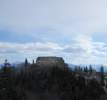 Fotos: Schne Fhnwolken am Himmel ber der Burgruine Eisenberg