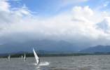 Foto: Surfer auf dem Hopfensee