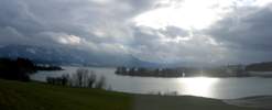 Foto 1: Schauerwolken berm Forggensee,