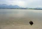 Foto: Hopfensee im Regen