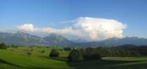 Fotos: beeindruckende Gewitterwolke