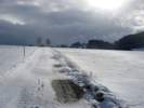 Fotos: Roßhaupten in Schnee und starken Verwehungen