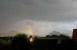 Foto: Regenbogen ber St. Andreas, Rohaupten