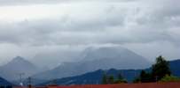 Foto: Regenschauer im Ammergebirge