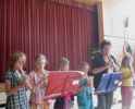 Fotos. Fltengruppe und Kinderchor