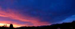 Foto: Fhnhimmel vor Sonnenaufgang