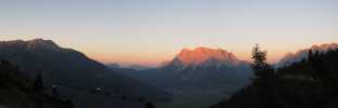 Fotos: Zugspitze im letzten Abendlicht