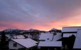 Foto: purpurner Abendhimmel