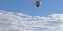 Foto: Ballon am Morgenhimmel