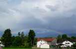 Foto: flacher Regenbogen