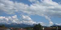 Fotos: Blick vom Balkon auf schne Cumuli