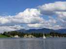 Foto: Cumuluswolken berm Forggensee
