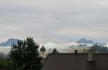 Foto: Morgennebel hinter Rohauptener Kirchturm