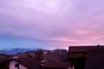 Foto: trkis-lila Abendstimmung
